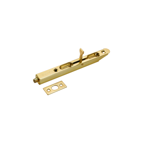 Шпингалет дверной OL160 PG Morelli овальные края, 160 мм, золото