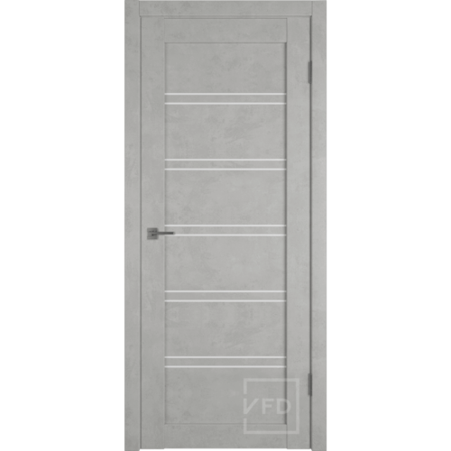 Межкомнатная дверь Atum Pro Х28 Antic Loft (светлый бетон) White cloud