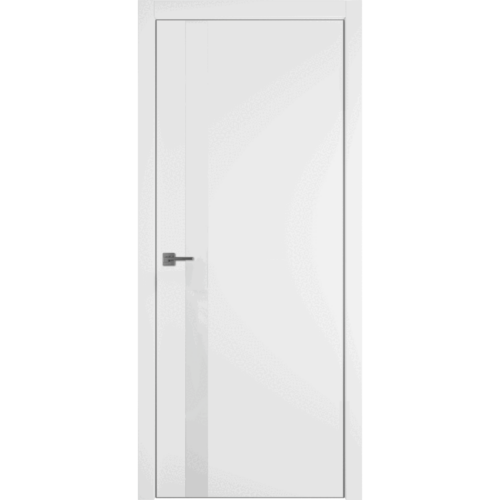 Межкомнатная дверь Urban 1SV Emalex Ice 4-хSE/серая кромка/White Gloss