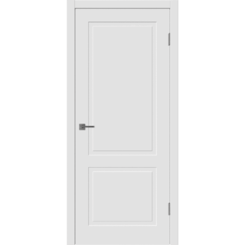 Межкомнатная дверь Flat 2 глухое белая эмаль/Polar